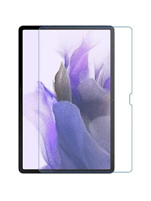 Ecr Mobile Samsung Galaxy Tab S7 FE T577 Uyumlu 12.4 inç Kırılmaz Cam Ekran Koruyucu