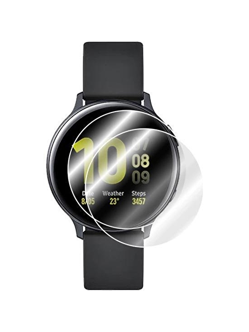 Ecr Mob Samsung Watch Active 2 Aliminyum 40 mm Gerçek Kırılmayan Ekran Koruyucu 2 Adet