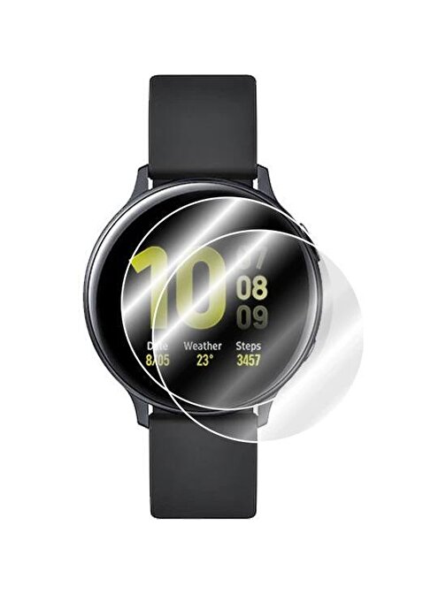 Ecr Mob Samsung Watch Active 2 Aliminyum 44 mm Gerçek Kırılmayan Ekran Koruyucu 2 Adet