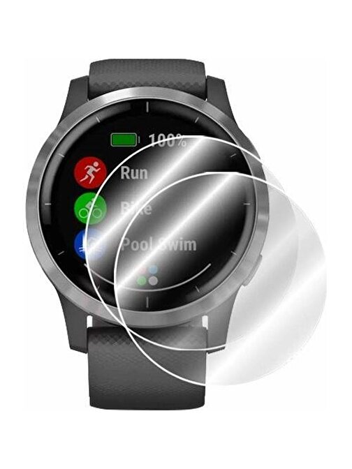 Ecr Mob Garmin Vivoactive 4 Ekran Koruyucu  -  2 Adet