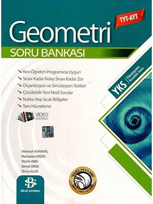TYT AYT Geometri Soru Bankası Bilgi Sarmal Yayınları