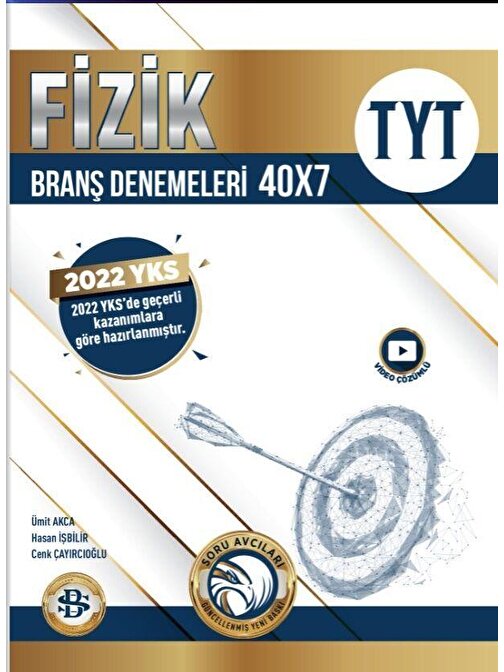 TYT Fizik 40 x 7 Branş Denemeleri Bilgi Sarmal Yayınları