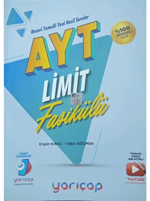 Yarı Çap Yayınları AYT Limit Fasikülleri Yarı Çap Yayınları