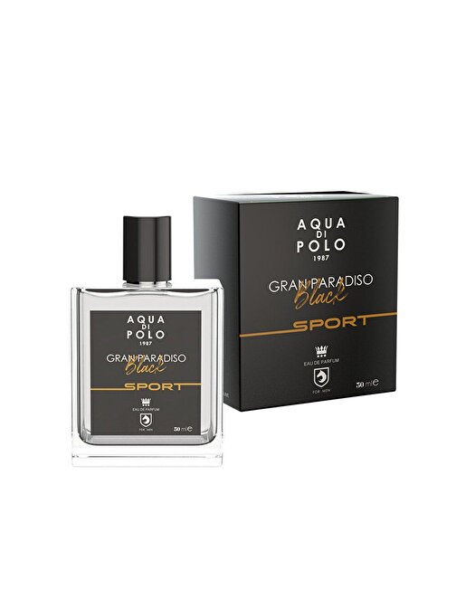 Aqua Di Polo 1987 APCN000514 Gran Paradiso Black Sport EDP Odunsu Erkek Parfüm 50 ml