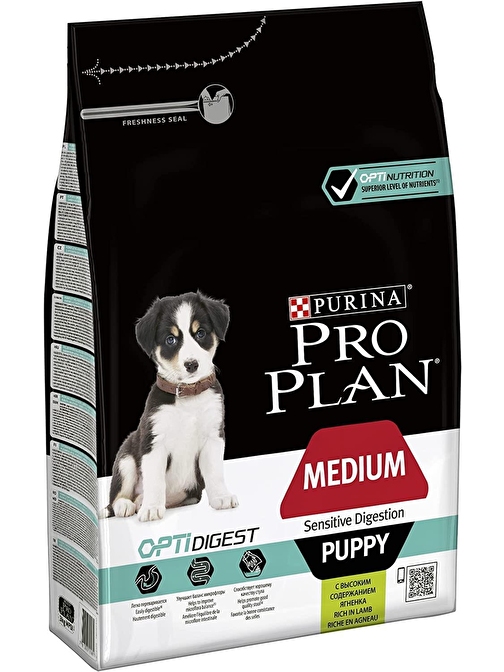 Pro Plan Medium Puppy Orta Irk Kuzu Etli Yavru Kuru Köpek Maması 3 Kg