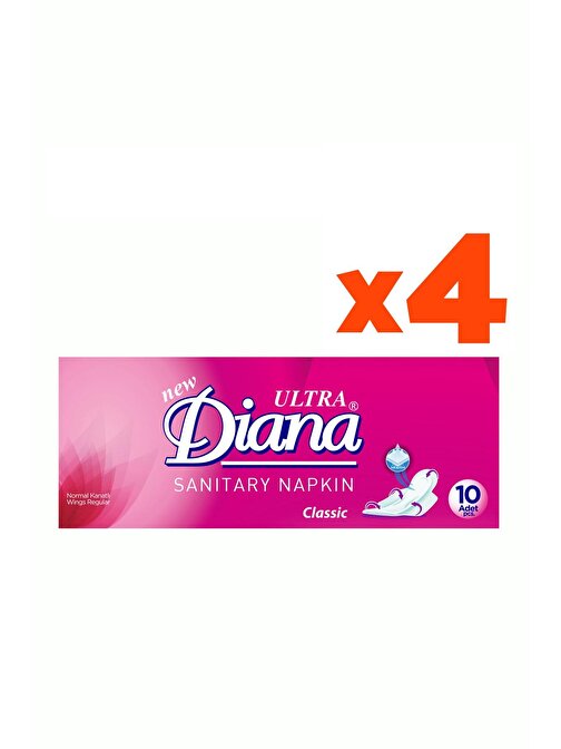 Diana Normal Hijyenik Ped 10 x 4 Adet
