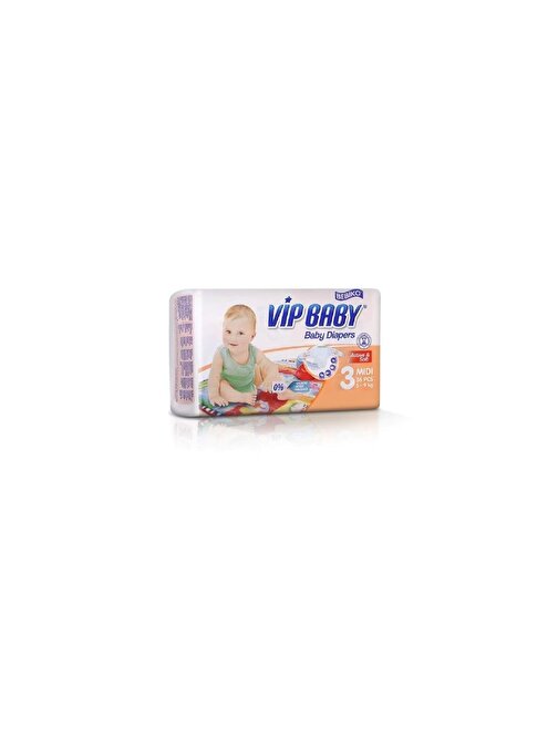 Bebiko Vip Baby Active Soft 5 - 9 kg 3 Numara Bebek Bezi 36 Adet