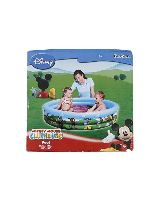 Bestway Bw91007 Mickey Mouse Lisanslı Üç Halkalı Havuz 122Cmx25 cm