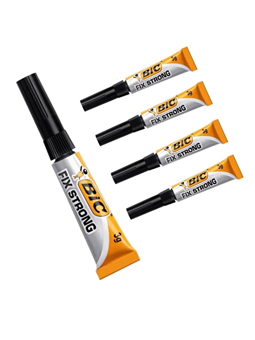 Bic Fix Strong Çok Güçlü Sıvı Japon Yapıştırıcı 3 Gr 5'li