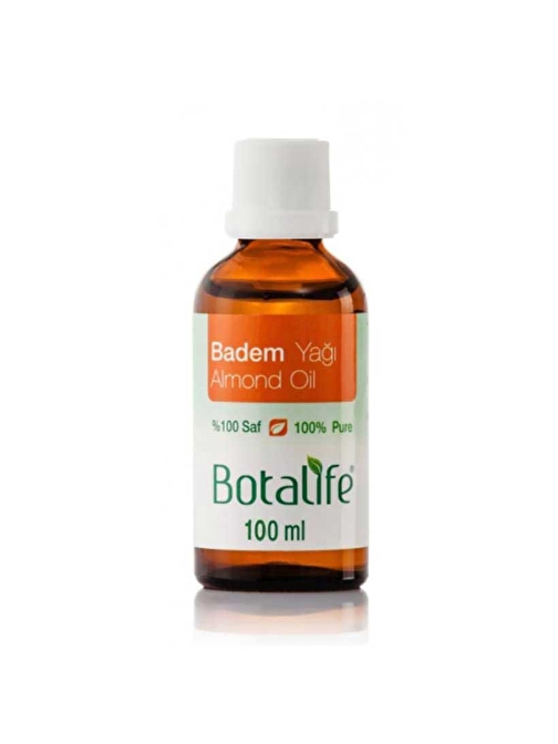 Botalife Saf Tatlı Badem Yağı 100ml Soğuk Pres %100 Doğal Sıkım