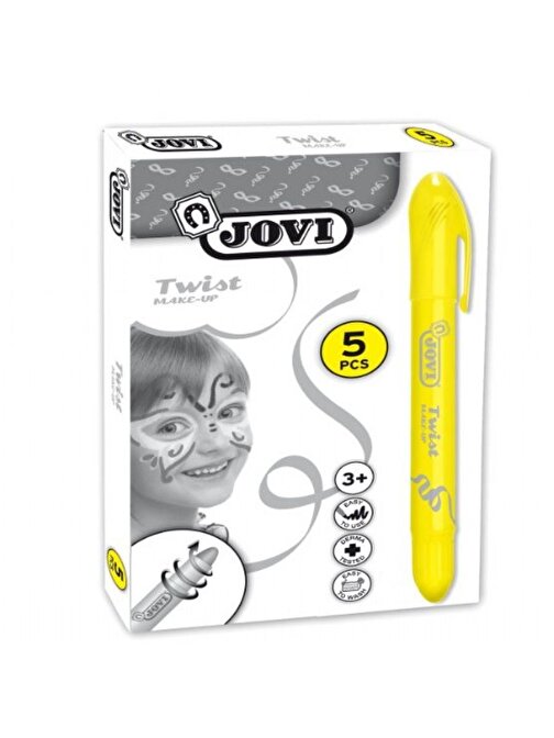Jovi Yüz Boyası Kalemi 5'li Sarı 20 ml