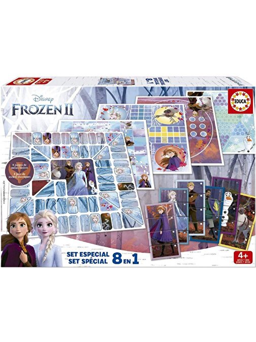 Educa Educa Frozen 2 8İn1 Eğitici Oyun Seti - Kız Çocuk