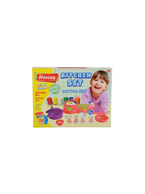 Play - Doh ERN-577 Mutfak Seti grlutensiz 6'lı Oyun Hamuru ve Kalıp Seti 2 - 4 Yaş