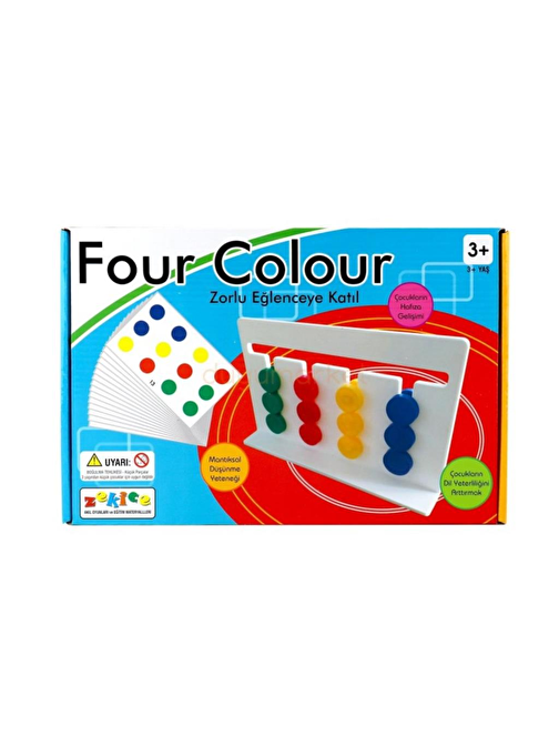 Zekice Four Colour Renk Ve Şekil Oyunu Zk-Fc01