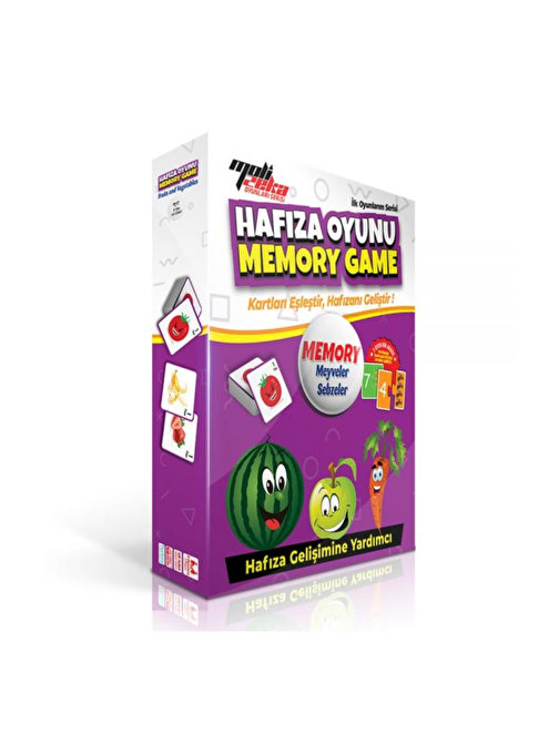 Moli Toys Hafıza Oyunu Meyveler Sebzeler 8681511001278