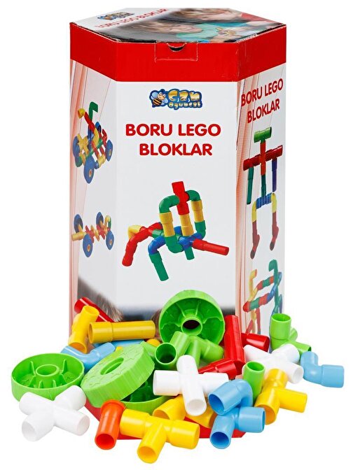 Can Oyuncak HC1018 Boru Lego 72 Parça