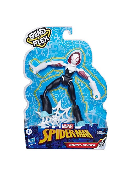 Spider-Man Bend And Flex Ghost-Spider Çizgi Film Karakter Figürü