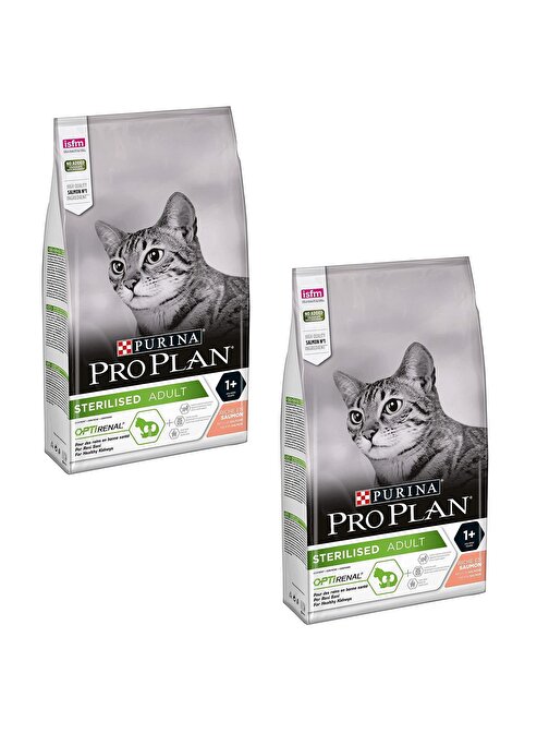 Pro Plan Sterilised Kısırlaştırılmış Somonlu Kedi Maması 1,5 Kg 2 Adet