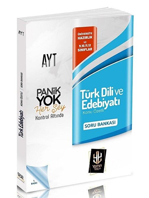 Akm Kitap AYT Türk Dili ve Edebiyatı Soru Bankası Yamin Yalçin Panik Yok