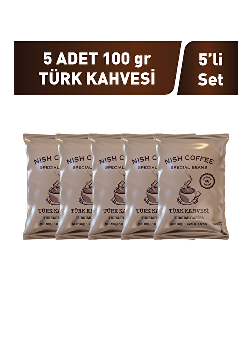 Nish Türk Kahvesi 5 x 100 gr