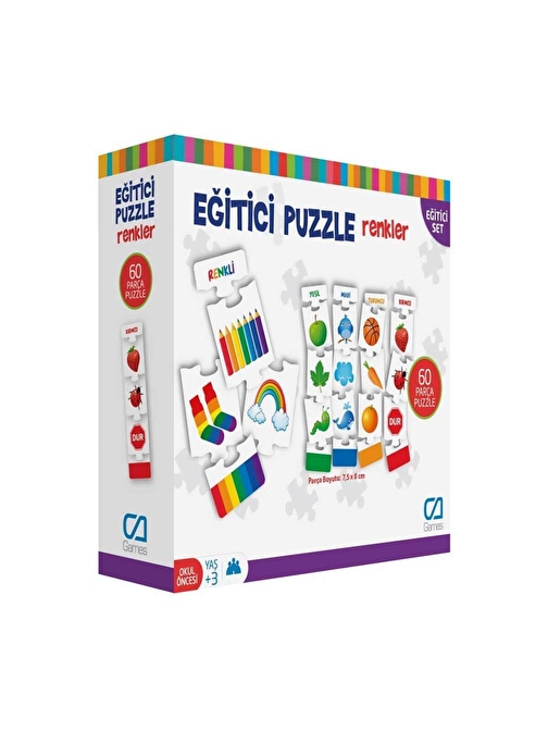 Ca Games Eğitici Puzzle Renkler 5029 5 - 7 Yaş