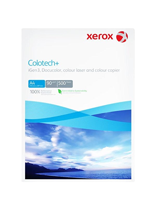 Xerox Fotokopi Kağıdı Gramajlı Laser-Copy-Inkjet Colotech 500'lü A4 90 gr Beyaz 003R94641