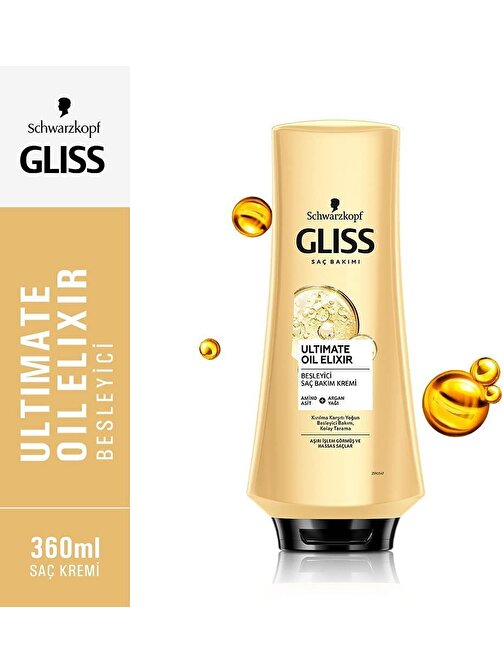 Gliss Ultimate Oil Elixir Saç Kremi 360ml