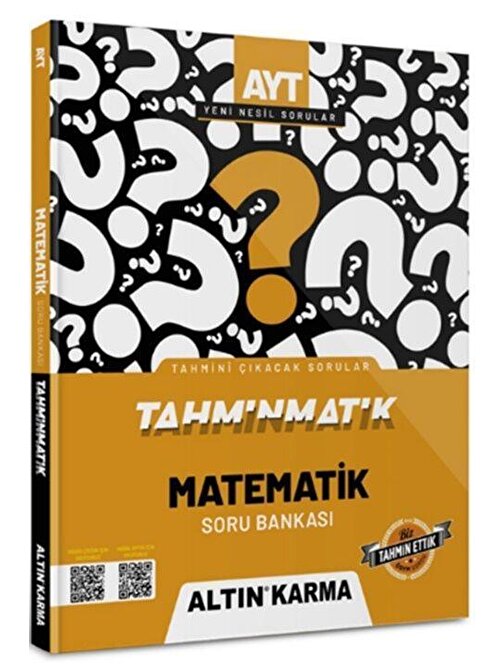 Akm Kitap AYT Matematik Tahminmatik Soru Bankası Altın Karma Yayınları