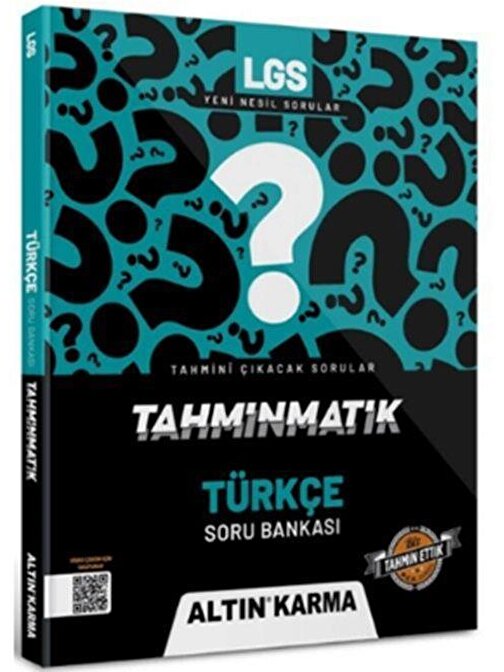Akm Kitap 8. Sınıf LGS Türkçe Tahminmatik Soru Bankası Altın Karma Yayınları