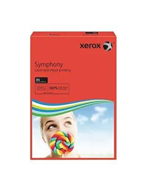 Xerox Symphony 3R93954 A4 Fotokopi Kağıdı Kırmızı 500 Yaprak 80  gr