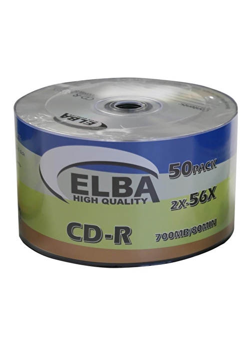 Elba Cd-R 700Mb-80Mın 56X 50Li Shrink