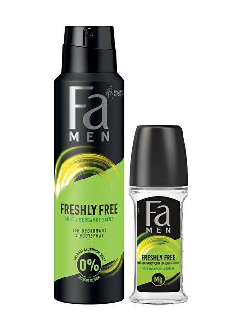 Fa Men Roll-On Mint & Bergamot 50 ml + Fa Men Deosprey Mint & Bergamot 150 ml