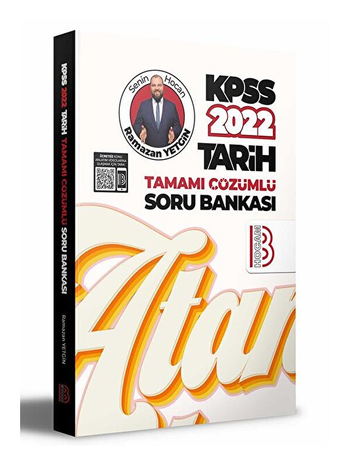Benim Hocam Yayınları Benim Hocam Yayınları 2022 KPSS Tarih Tamamı Çözümlü Soru Bankası