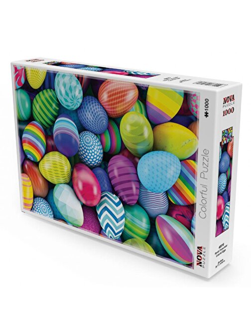Nova Puzzle 1000 Parça Renkli Yumurtalar Puzzle