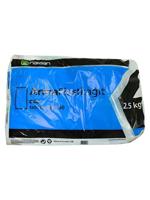 Naksan Naksan Plast Kağıt Bloklu Plast Naylon Şeffaf Düz Tabaka 35X50 cm 2500 gr Paket