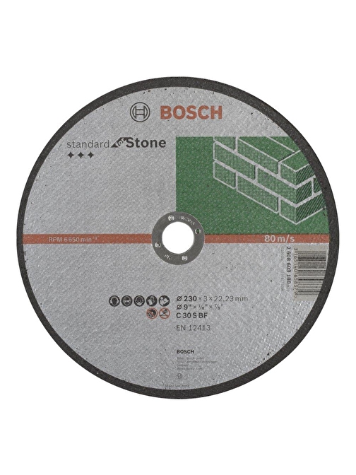 Bosch Taş Kesici Standart 230X3Mm 2608603180