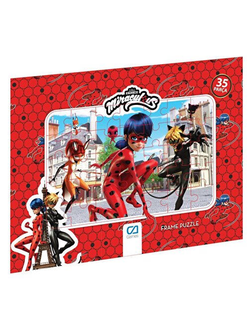 Ca Games Ca Games Miraculous 35 Parça Frame Puzzle Ca.5022