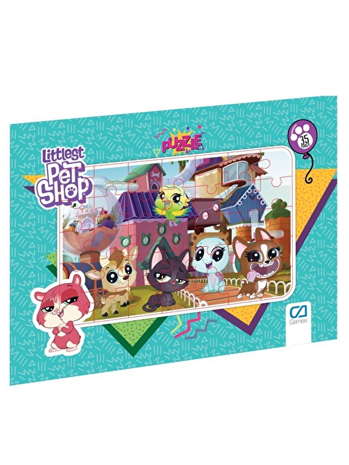 Ca Games Ca Games Littlest Pet Shop 35 Parça Frame Puzzle Ca.5019