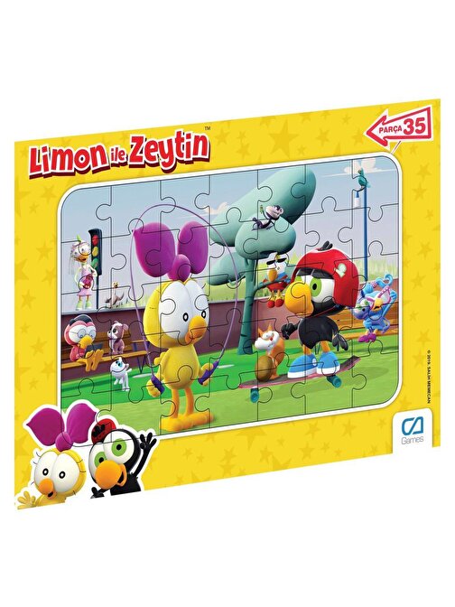 Ca Games Ca Games Limon İLe Zeytin 35 Parça Frame Puzzle Ca.5083