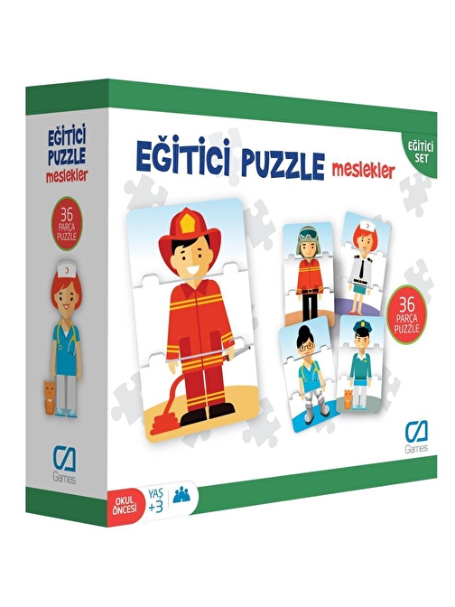 Ca Games Eğitici Puzzle Meslekler 5030 5 - 7 Yaş