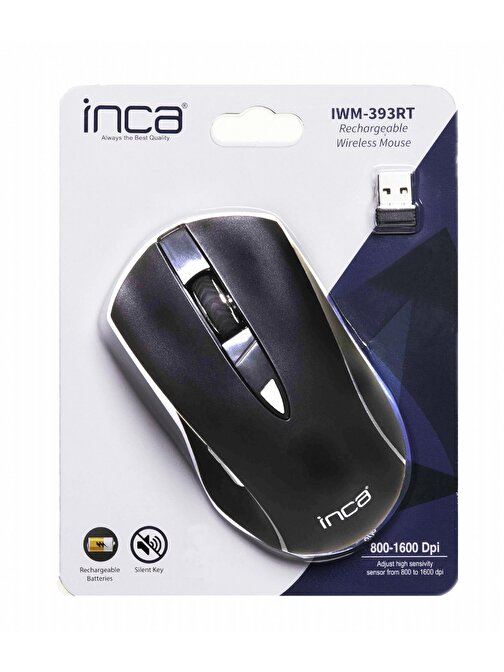 Inca IWM-393RT Sessiz Kablosuz 3D Optik Mouse