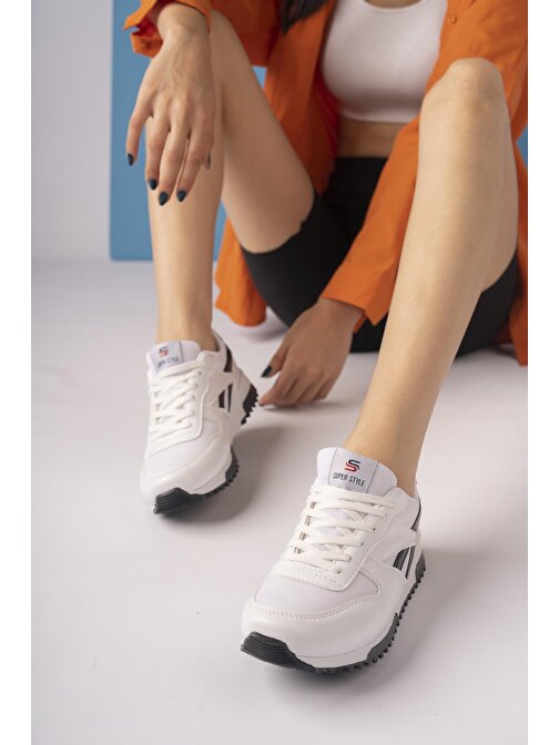 Muggo MGMORİS  Kadın Günlük Garantili Yürüyüş Koşu Sneaker Spor Ayakkabı