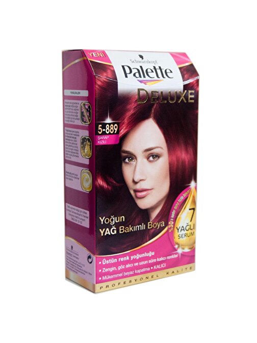 Palette Saç Boyası 5-889 Şarap Kızılı