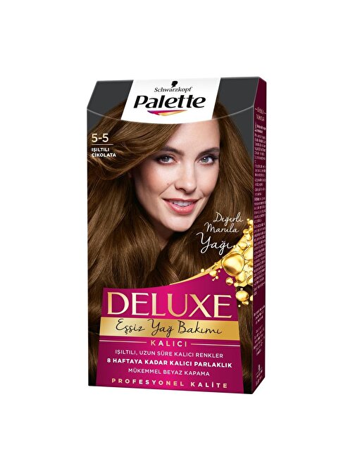 Palette Deluxe Saç Boyası 5.5 Işıltılı Çikolata X 3 Adet