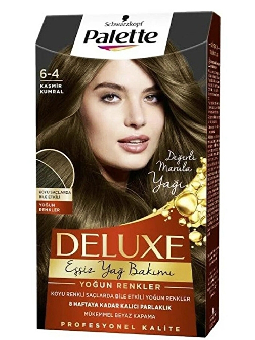 Palette Deluxe Saç Boyası 6.4 Kaşmir Kumral X 3 Adet