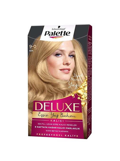 Palette Deluxe Saç Boyası 9.0 Sarı X 3 Adet