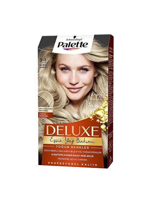 Palette Deluxe Saç Boyası 9.1 Elmas Sarısı X 3 Adet
