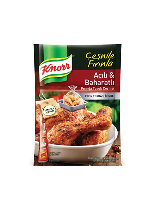 Knorr Tavuk Çeşnisi Acılı-Baharatlı 35Gr X 12 Adet