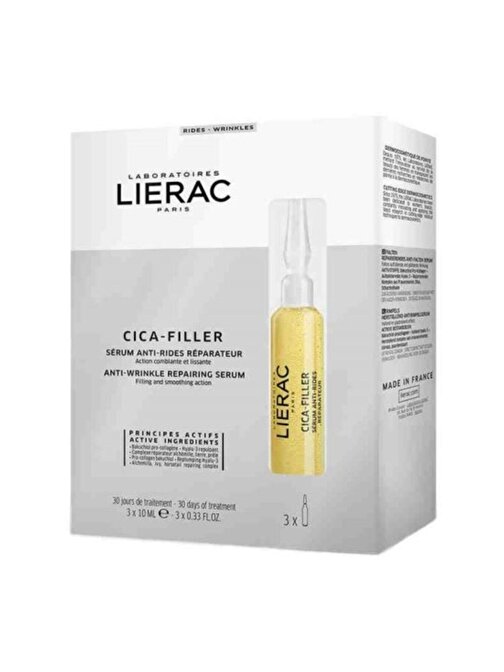 Lierac Cica-Filler Anti-Wrinkle Repairing Kırışıklık Karşıtı Onarıcı Serum 3X10 ml