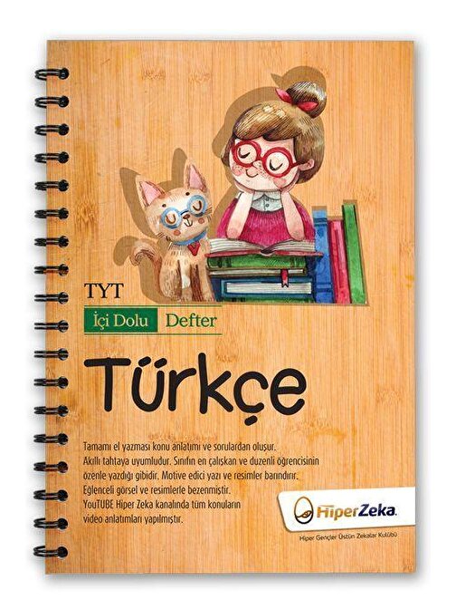 Akm Kitap TYT Türkçe İçi Dolu Defter Hiper Zeka Yayınları